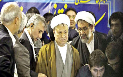 رفسنجاني وجليلي ومشائي في معترك رئاسة إيران