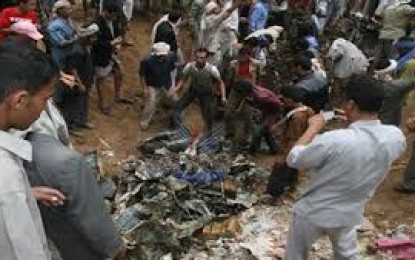 سقوط طائرة عسكرية يمنية جنوبي صنعاء