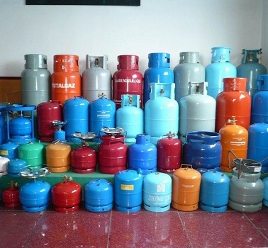 أسطوانات الغاز بالوان جديدة