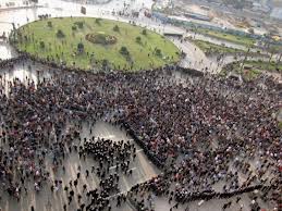 آلاف المصريين بميدان التحرير استعدادا لتظاهرات 30 يونيو