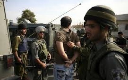 الاحتلال الاسرائيلي يعتقل 6 فلسطينيين في الضفة الفلسطينية