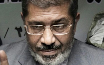 مرسي مهدداً : إن نقصت مياه النيل قطرة واحدة فدماؤنا هي البديل