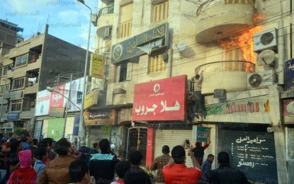 حرق مقر للإخوان بالمنوفية واشتباكات في بورسعيد
