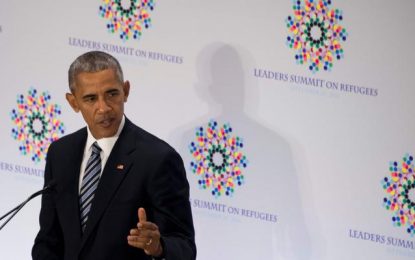 أوباما: 50 دولة تعهدت باستضافة 360 ألف لاجئ خلال عام