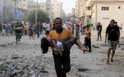 غزة: (5087) شهيدا منهم (2055) طفلا.. ونحو (1500) مفقود تحت الانقاض