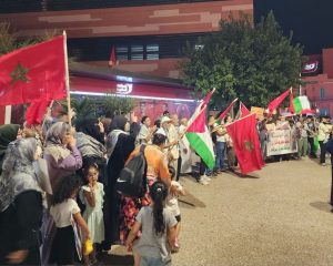 المغرب: وقفة احتجاجية حاشدة في مراكش رفضاً لزيارة وزيرة النقل في حكومة الاحتلال